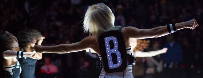 How the Brooklyn Nets Jersey Became the Most Iconic Piece in Streetwear Brooklyn Nets home court at Barclays Center in Brooklyn, New York